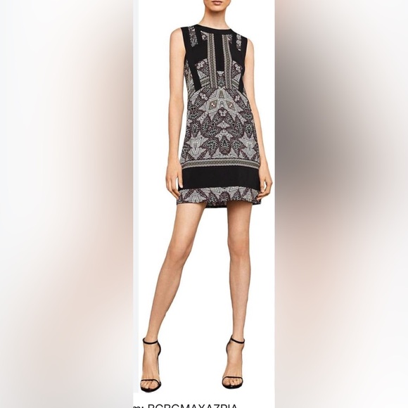 BCBGMaxAzria Dresses & Skirts - BCBG Maxazria Dress Sleeveless Mini Geometric Kaleidoscope Size Medium 8-10 New